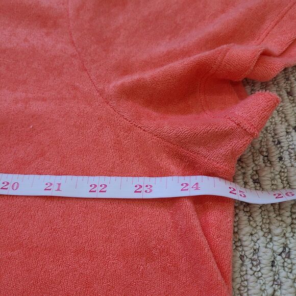 Comfort Code Cuddl Duds Womens Pajama Short Set Size 2X Coral Pink Terry Cloth - Picture 6 of 14